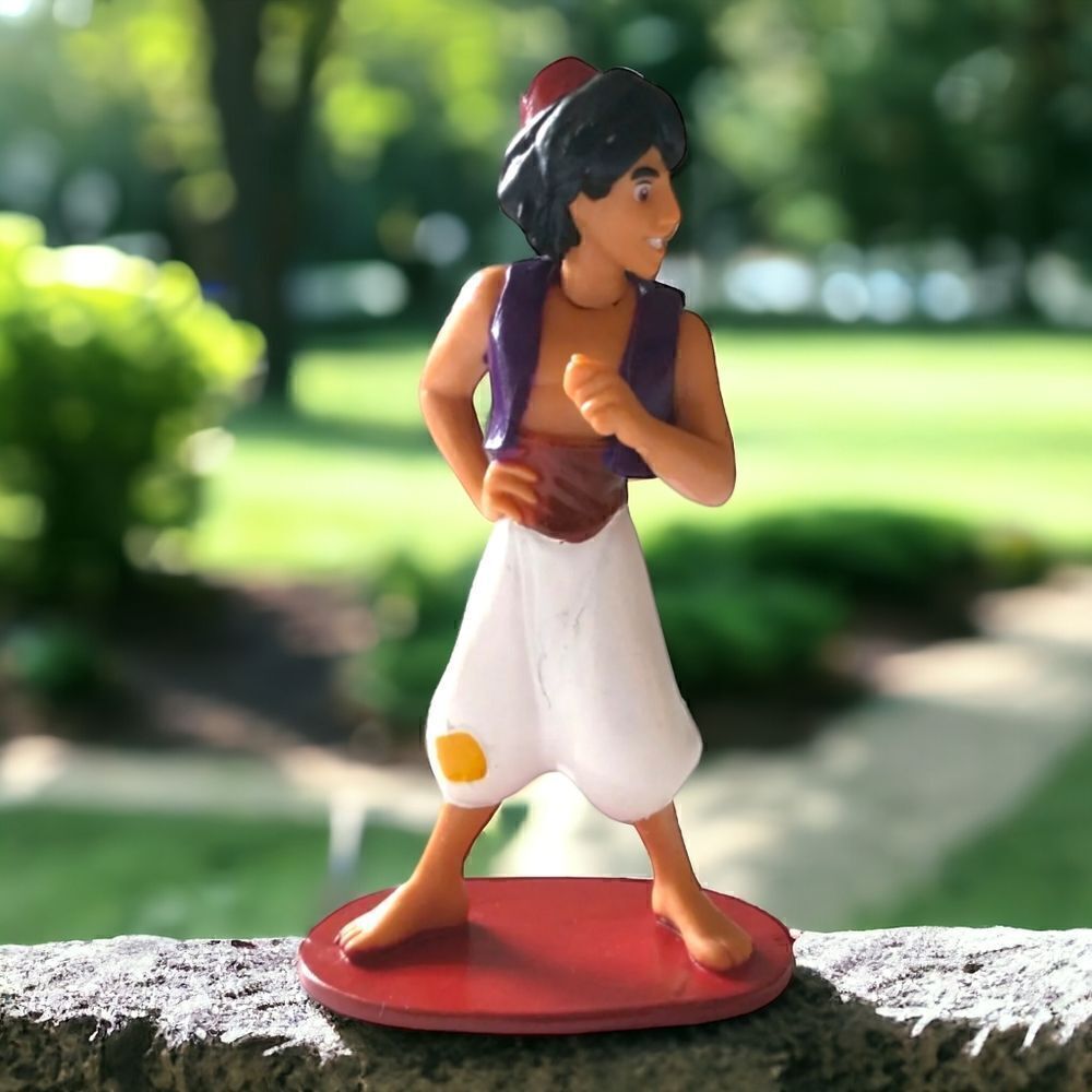 Disney Aladdin Prince Ali‎ Figure Cake Topper PVC 3.5" Mini Figurine Plastic.